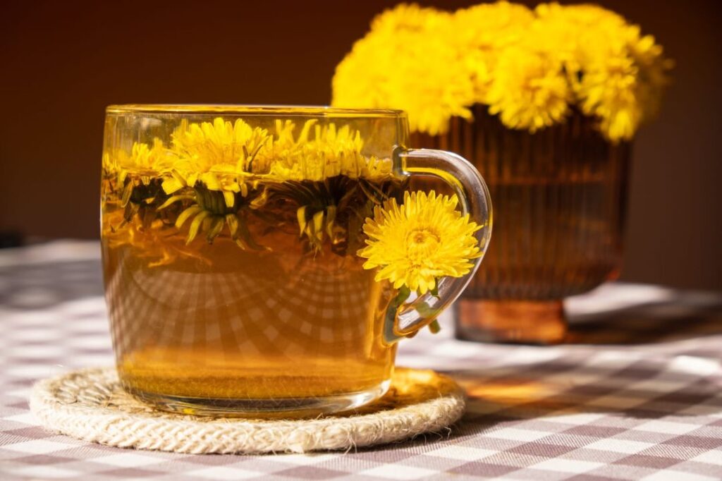 dandelion greens tea